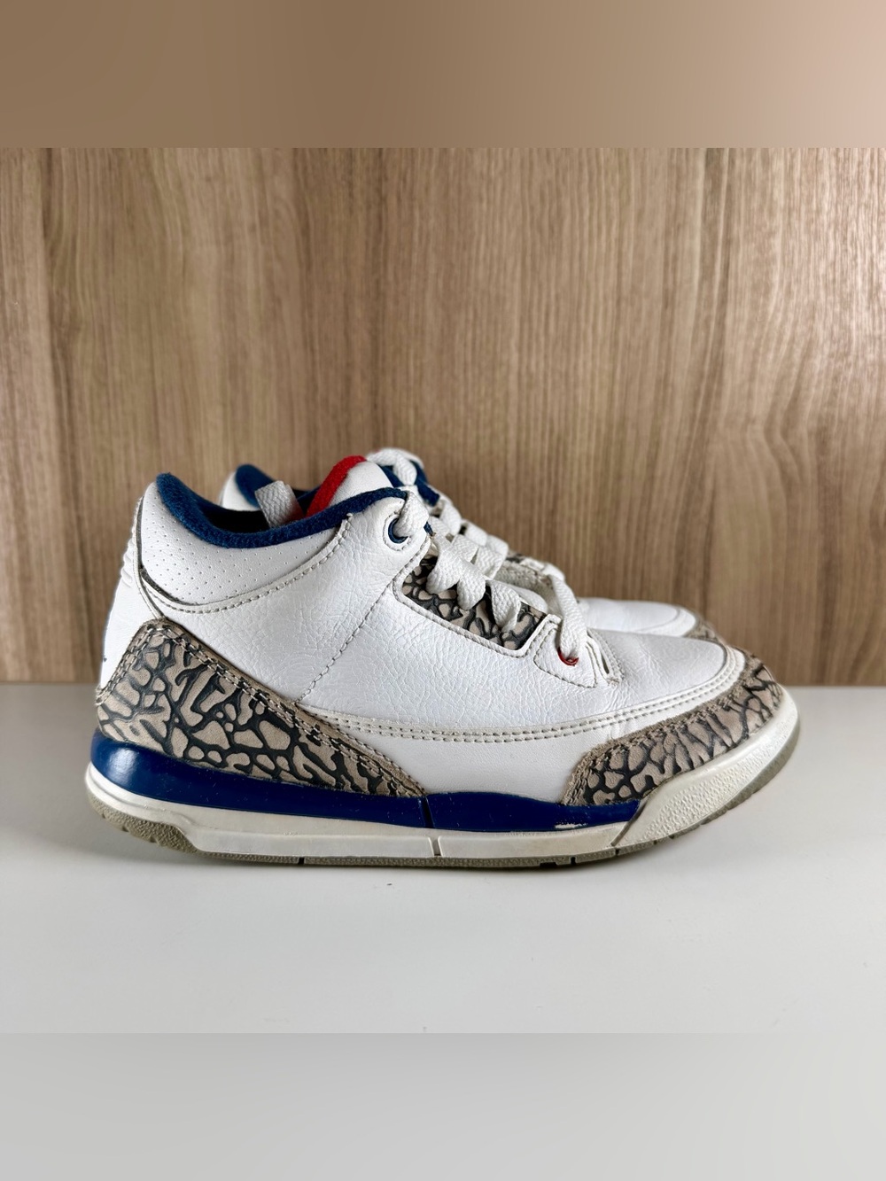 Nike Air Jordan 3 Retro ‘True Blue’ (PS) Size 13C  429487-106